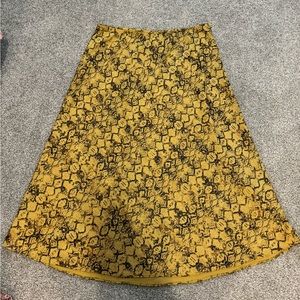 Current Air Harmony Metallic Midi Skirt size XL